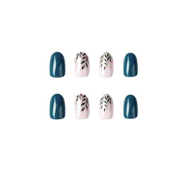 12 Sizes-24 Pcs Press On Nails JP1950