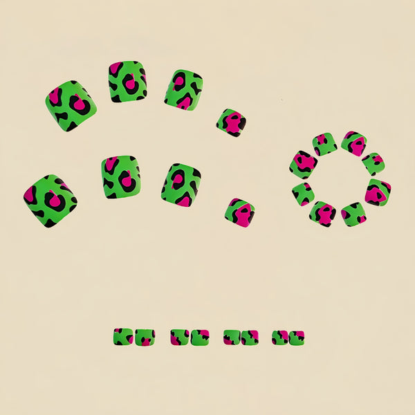 12 Sizes-24 Pcs Press On Nails Y760