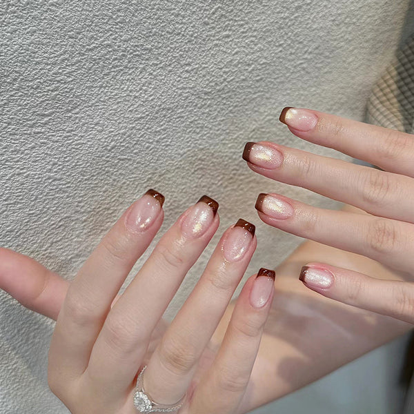12 Sizes-24 Pcs Press On Nails MY097