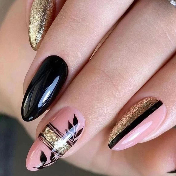 12 Sizes-24 Pcs Press On Nails W258