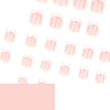 12 Sizes-24 Pcs Press On Nails JP3368