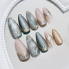 12 Sizes-24 Pcs Press On Nails W1997