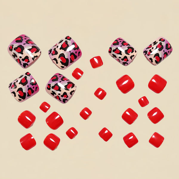12 Sizes-24 Pcs Press On Nails Y1913