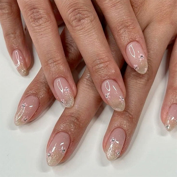 12 Sizes-24 Pcs Press On Nails JP3723