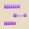 12 Sizes-24 Pcs Press On Nails Y499