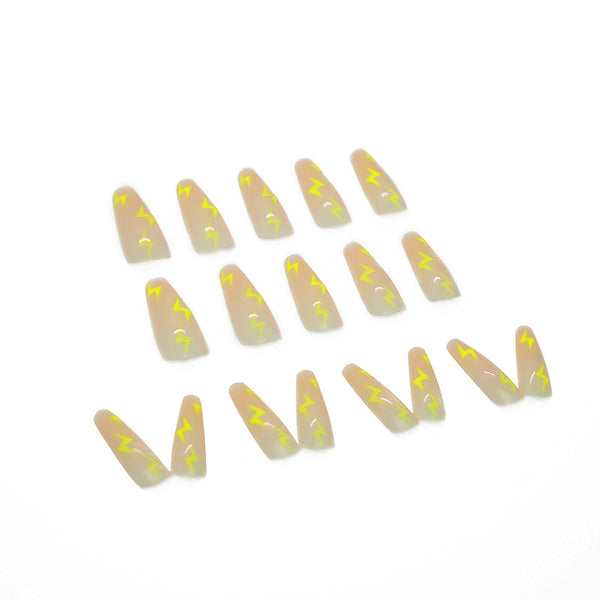 12 Sizes-24 Pcs Press On Nails W035
