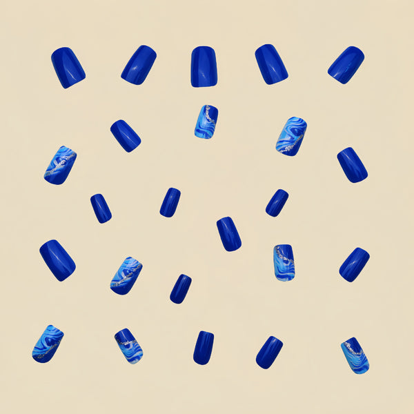 12 Sizes-24 Pcs Press On Nails Y187