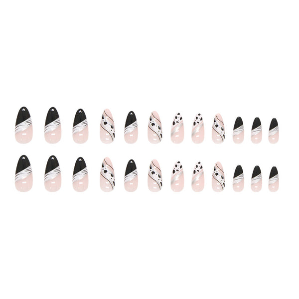 12 Sizes-24 Pcs Press On Nails W863