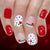 12 Sizes-24 Pcs Press On Nails C1458