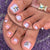 12 Sizes-24 Pcs Press On Nails F072