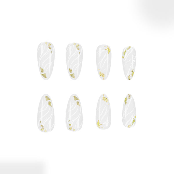 12 Sizes-24 Pcs Press On Nails C1186