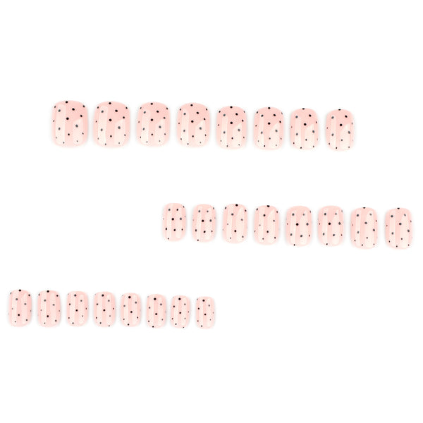 12 Sizes-24 Pcs Press On Nails JP4070
