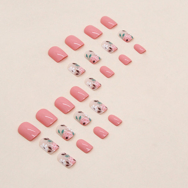 12 Sizes-24 Pcs Press On Nails W856