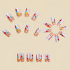 12 Sizes-24 Pcs Press On Nails Y796