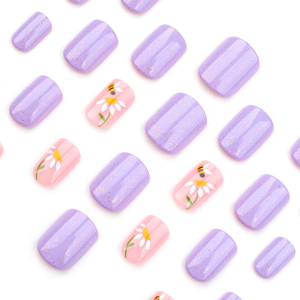 12 Sizes-24 Pcs Press On Nails JP3972