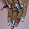 12 Sizes-24 Pcs Press On Nails W956