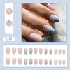 12 Sizes-24 Pcs Press On Nails Z717