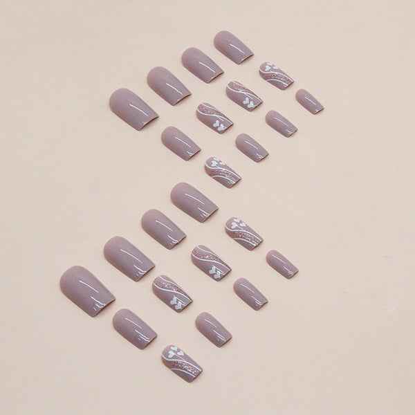 12 Sizes-24 Pcs Press On Nails W548