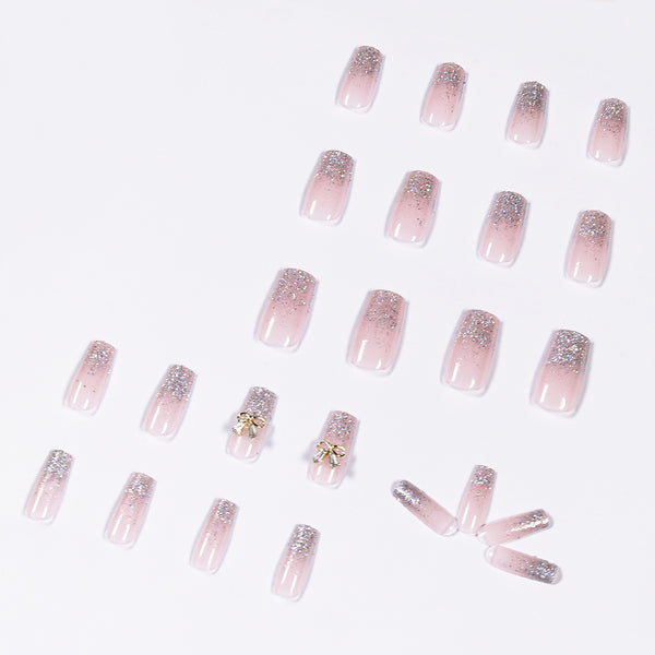12 Sizes-24 Pcs Press On Nails JP1031