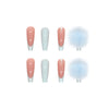 12 Sizes-24 Pcs Press On Nails W218