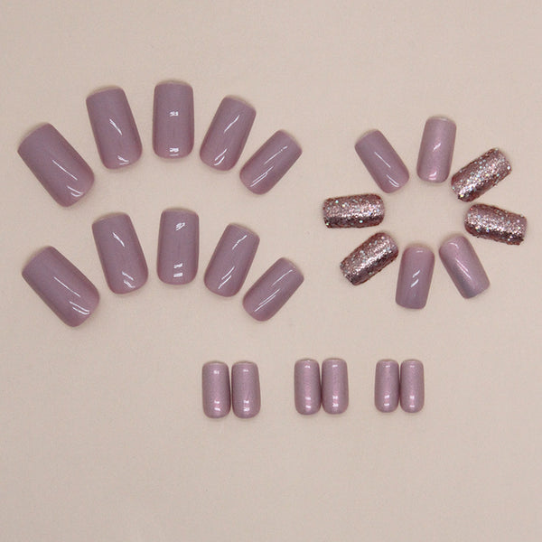 12 Sizes-24 Pcs Press On Nails W1328