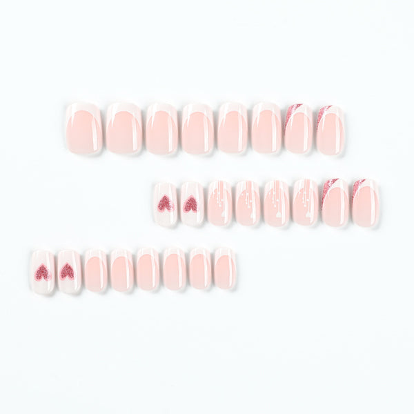 12 Sizes-24 Pcs Press On Nails JP2031