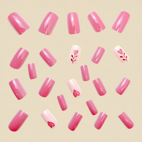 12 Sizes-24 Pcs Press On Nails Y508