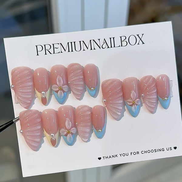 12 Sizes-24 Pcs Press On Nails Z1122