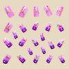 12 Sizes-24 Pcs Press On Nails Y562