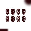 12 Sizes-24 Pcs Press On Nails C1384