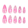 12 Sizes-24 Pcs Press On Nails JP3137