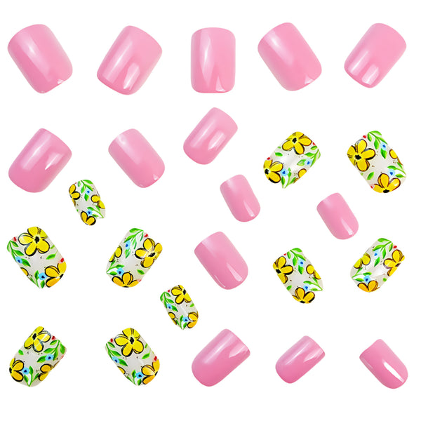 12 Sizes-24 Pcs Press On Nails Y781