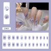 12 Sizes-24 Pcs Press On Nails Z483