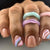 12 Sizes-24 Pcs Press On Nails W1141