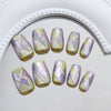 12 Sizes-24 Pcs Press On Nails W2008