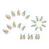12 Sizes-24 Pcs Press On Nails W043