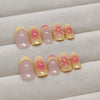 12 Sizes-24 Pcs Press On Nails Z898