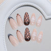 12 Sizes-24 Pcs Press On Nails W2022