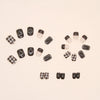 12 Sizes-24 Pcs Press On Nails R699
