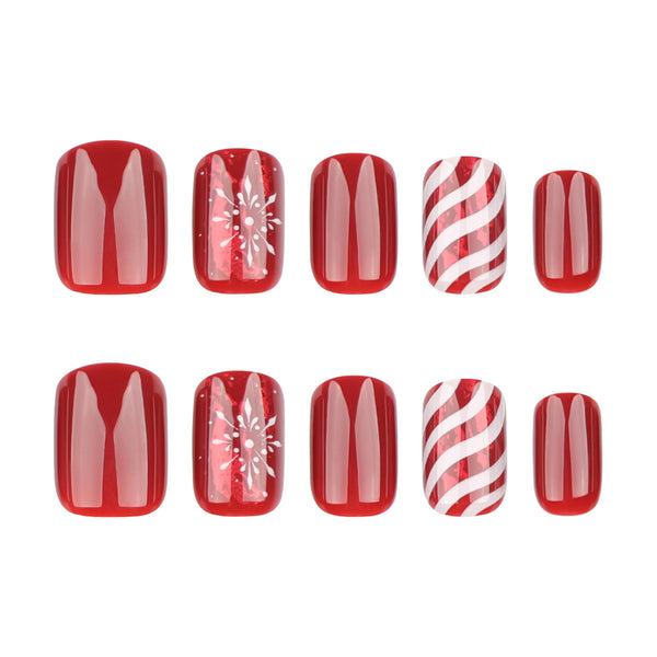 12 Sizes-24 Pcs Press On Nails JP2XXX