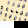 12 Sizes-24 Pcs Press On Nails JP3076