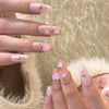 12 Sizes-24 Pcs Press On Nails JP3016