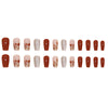 12 Sizes-24 Pcs Press On Nails MY022