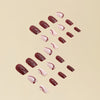 12 Sizes-24 Pcs Press On Nails Y053