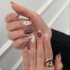 12 Sizes-24 Pcs Press On Nails JP4439