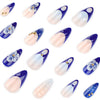 12 Sizes-24 Pcs Press On Nails JP3907