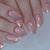 12 Sizes-24 Pcs Press On Nails W1233