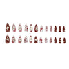 12 Sizes-24 Pcs Press On Nails Z1160