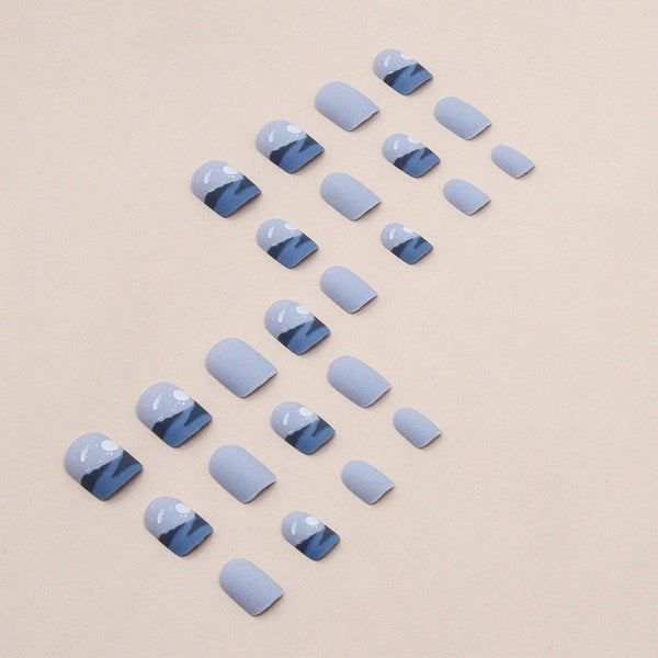 12 Sizes-24 Pcs Press On Nails W969