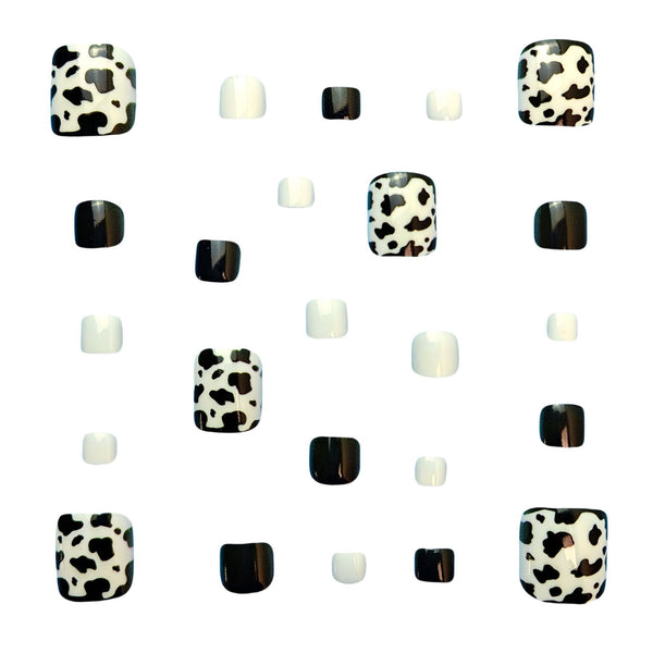 12 Sizes-24 Pcs Press On Nails Y715